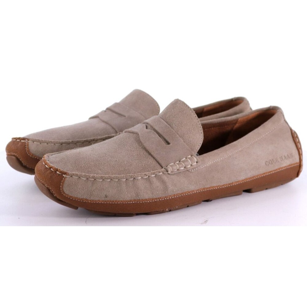 Cole Haan Hall Men's Driving Penny Loafers Shoes Size 11 M Suede C30972 EUC